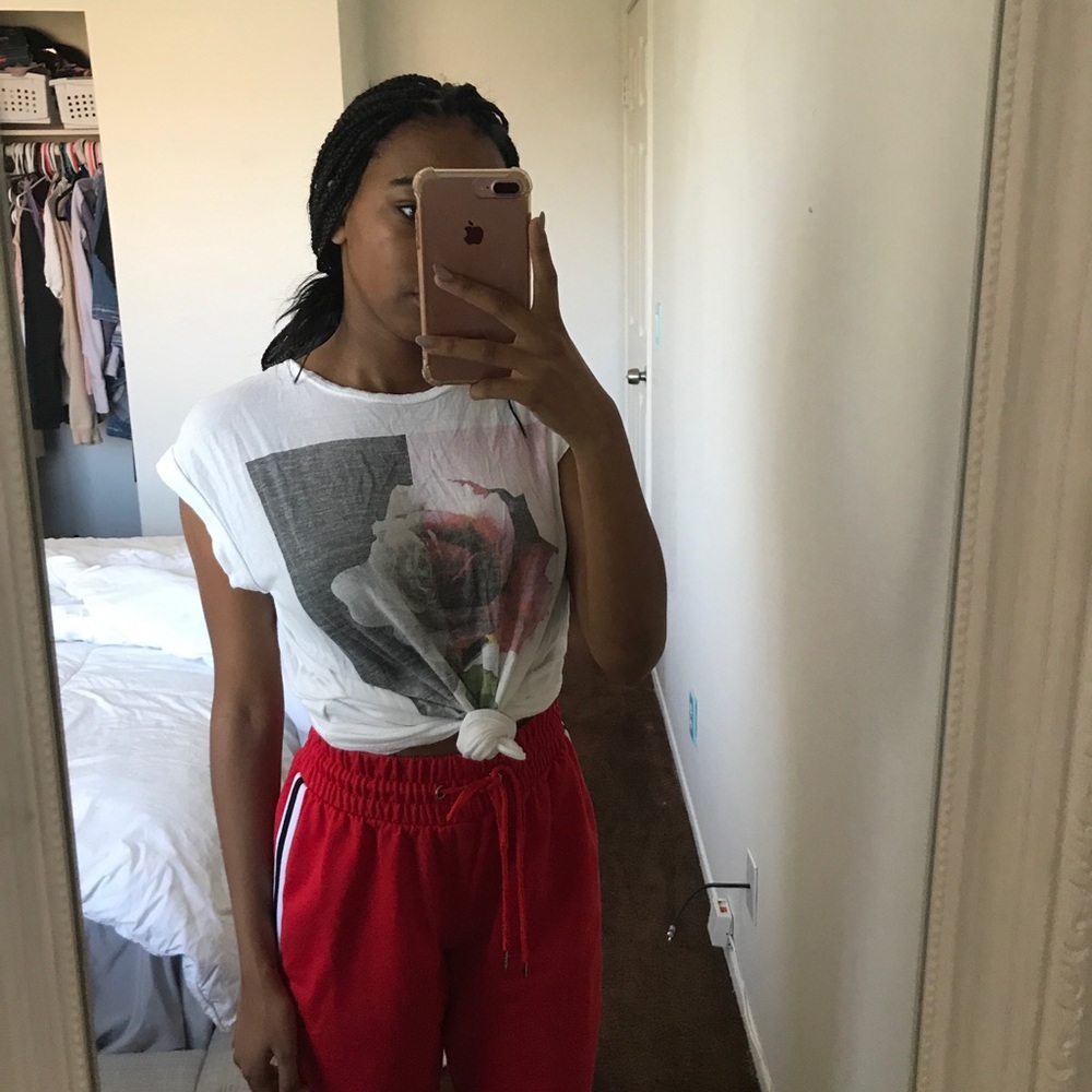 Rose tee shirt
